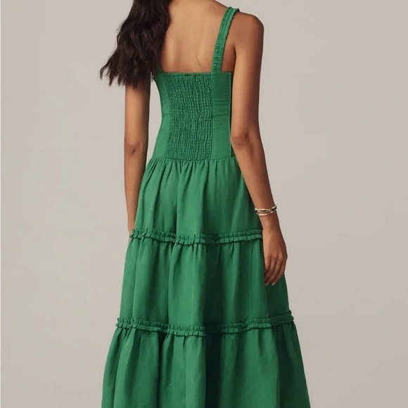 FARM Rio Green Midi Dress - Picture 3 of 3